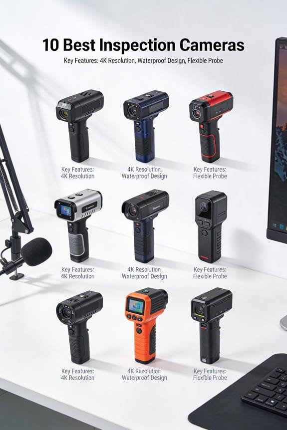 crystal clear inspection cameras