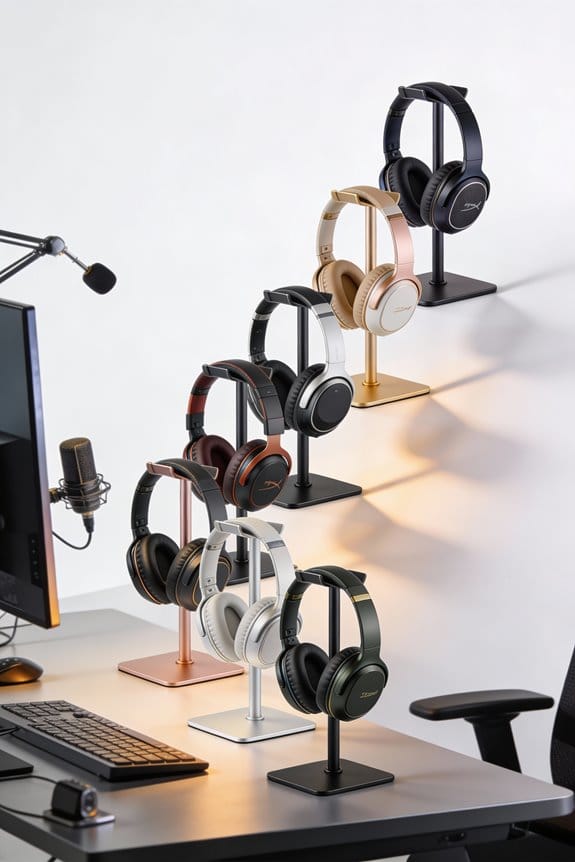 headphone stands for organization