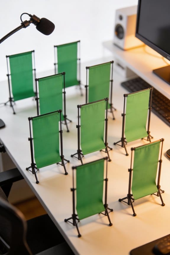 portable green screen stands
