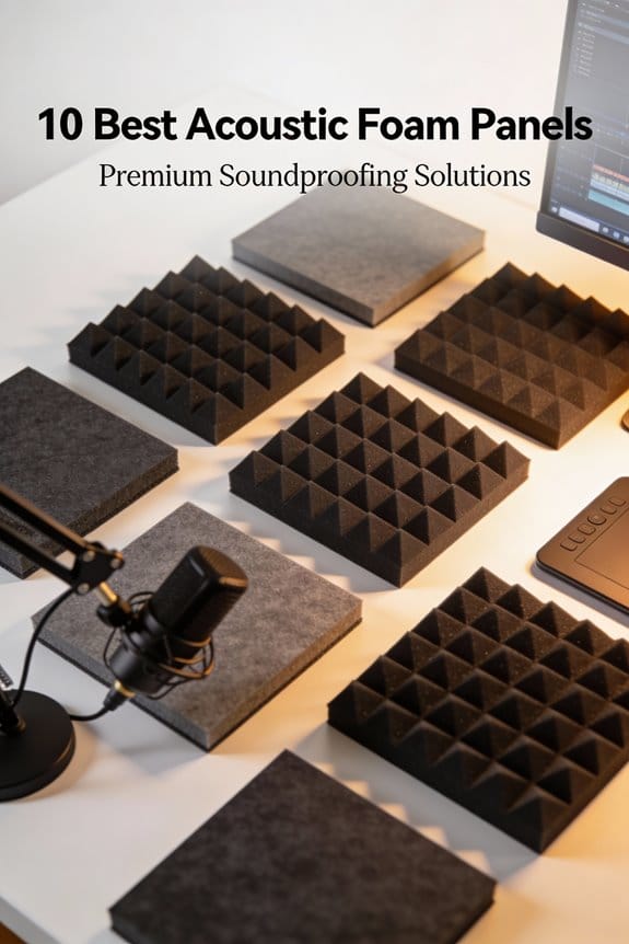 top acoustic foam panels