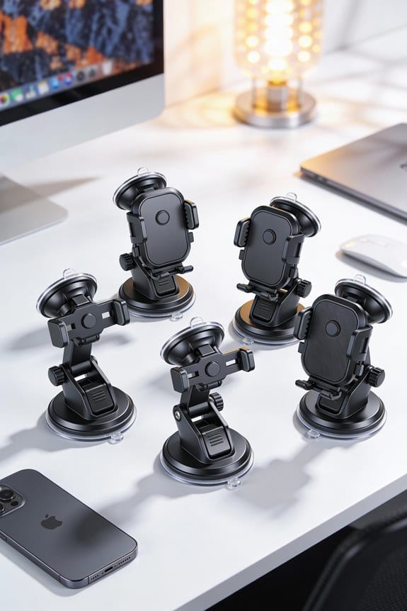 secure gear suction mounts