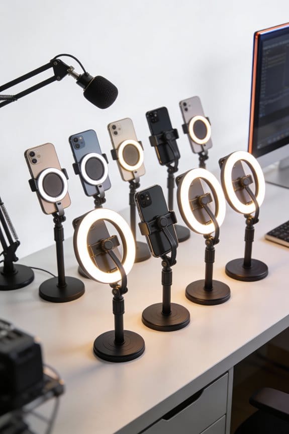 stunning selfie ring lights