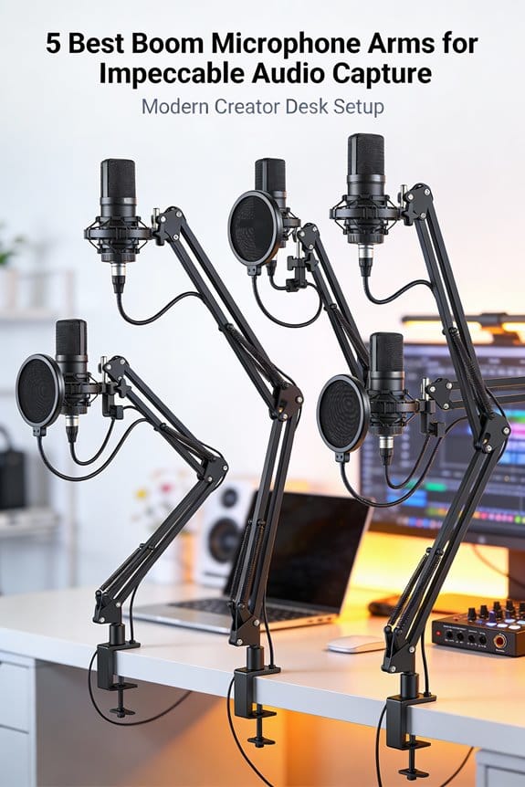 top boom arms for audio
